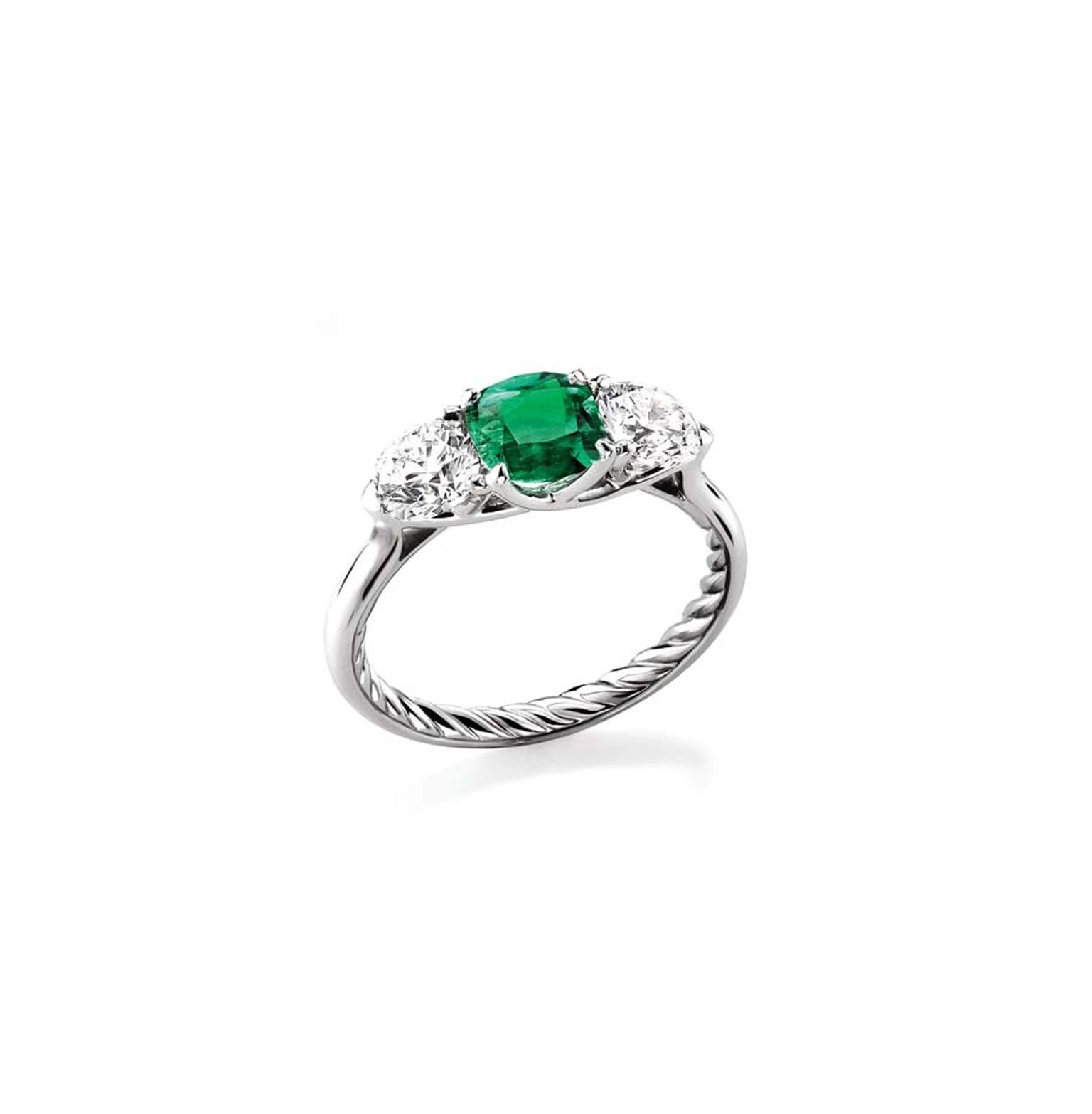 David yurman three stone ring on sale